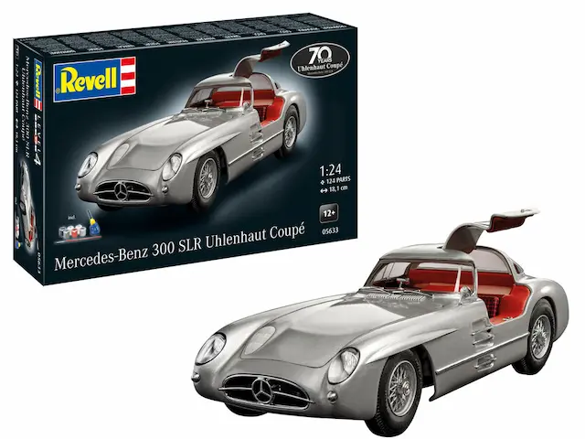 1:24 mercedes benz 300 slr uhlenhaut coupé 70th anniversary art. nr. 05633