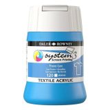 tinta acrílica para serigrafía textil daler rowney system3 process cyan 250 ml art. nr. d 142 250 120