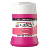 tinta acrílica para serigrafía textil daler rowney system3 process magenta 250 ml art. nr. d 142 250 412