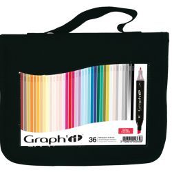 estuche 36 rotuladores graph'it basic colours art. nr. gi00360