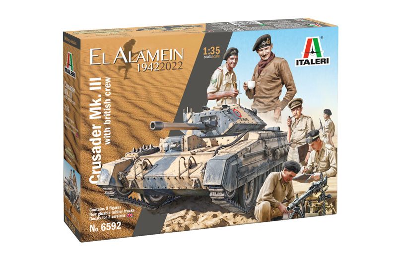 1:35 crusader mk. iii with british crew art. nr. 6592
