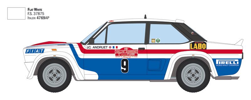1:24 fiat 131 abarth 1977 san remo rally winner art. nr. 3621