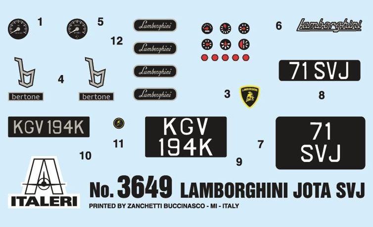 1:24 Lamborghini Miura Jota SVJ Art.-Nr. 3649