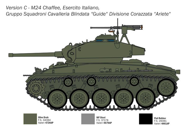 1:35 m24 chaffee art. nr. 6761