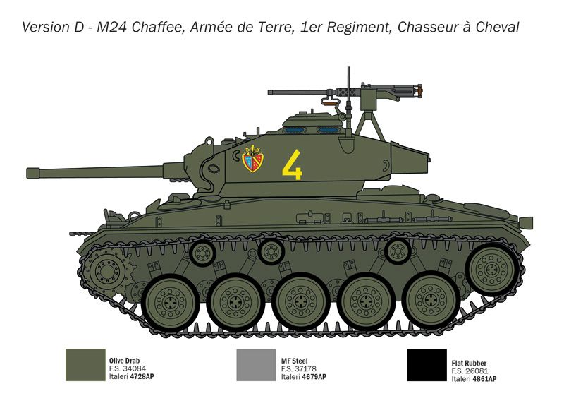 1:35 m24 chaffee art. nr. 6761