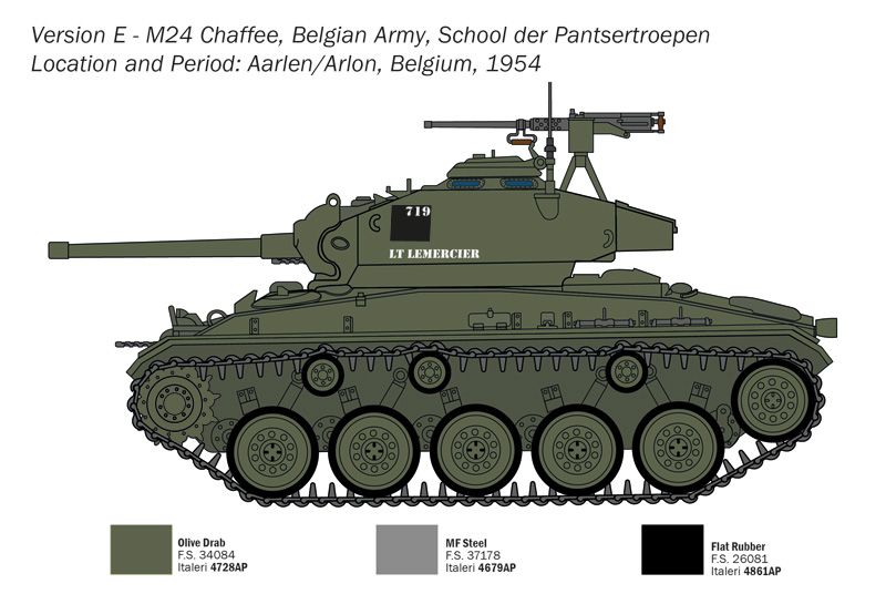 1:35 m24 chaffee art. nr. 6761