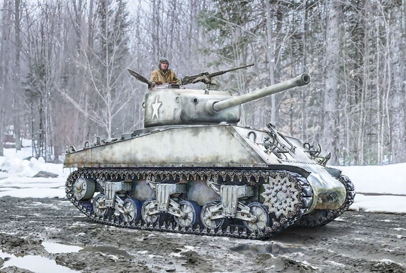 1:35 m4a3 76mm wet sherman art. nr. 96440