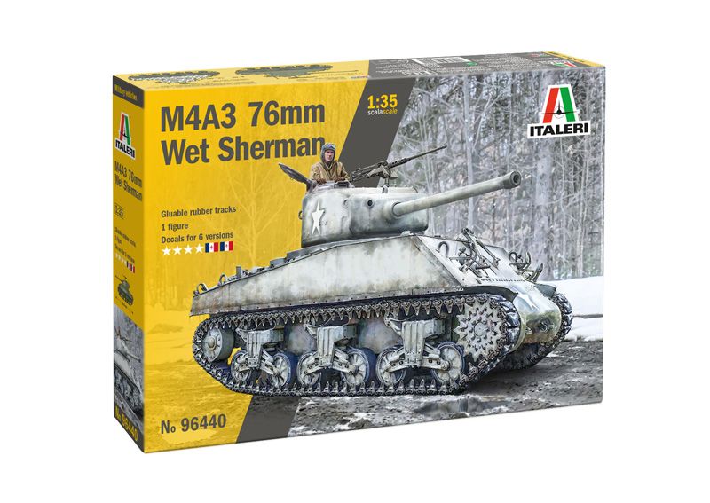 1:35 m4a3 76mm wet sherman art. nr. 96440