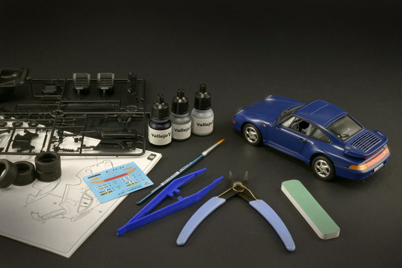1:24 porsche 911 turbo set completo de iniciación art. nr. 72013
