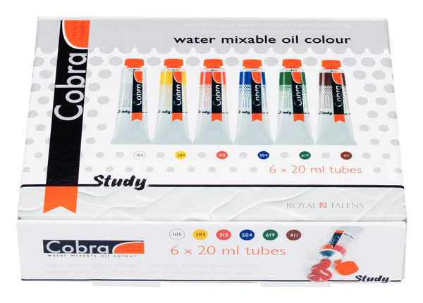 Set Óleo al agua Cobra Study 6 x 20 ml Art.-Nr. 25820406
