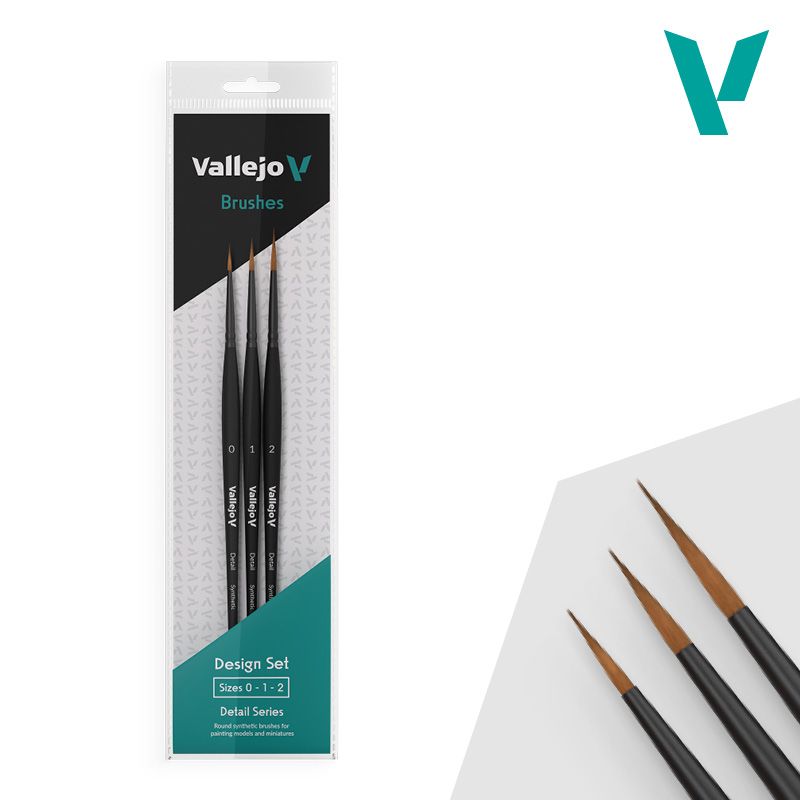 pinceles detail – design set de vallejo art. nr. b02991