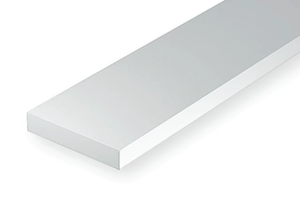 Tiras de Poliestireno Blanco 6,3 x 6,3 x 350 mm. Art.-Nr. 787026001999