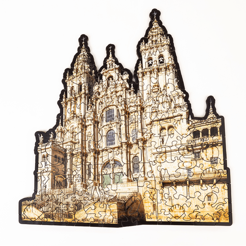 puzzle catedral de santiago 150 piezas de madera art. nr. 59500441