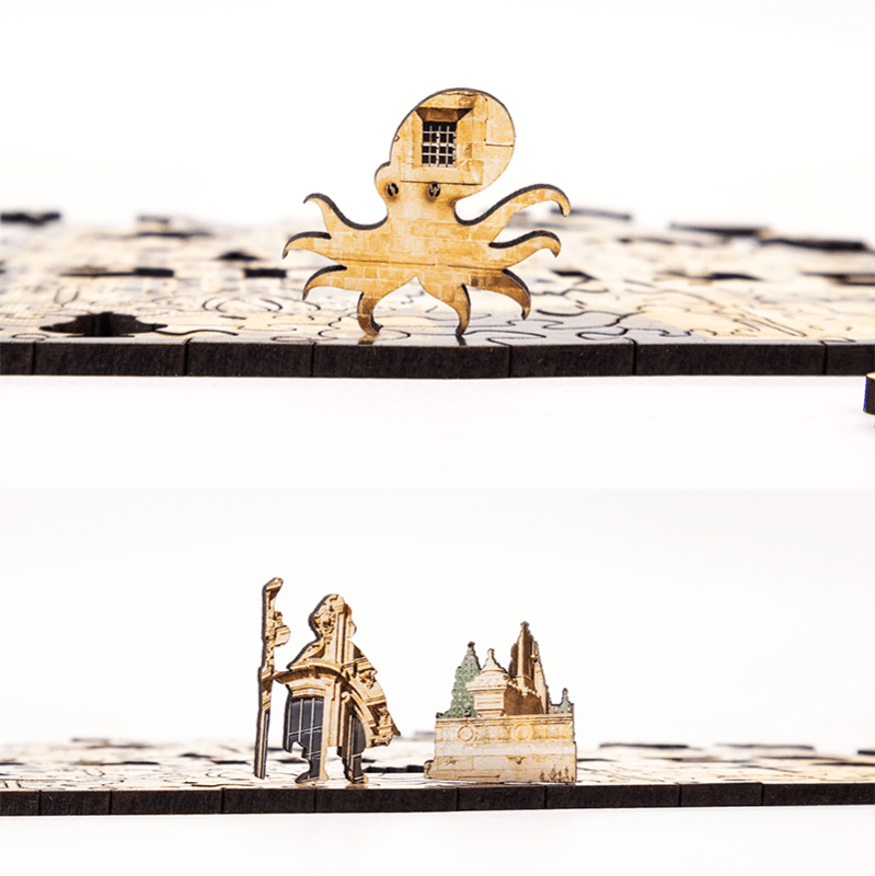 puzzle catedral de santiago 150 piezas de madera art. nr. 59500441