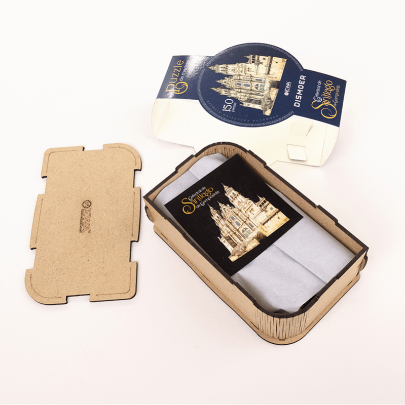 puzzle catedral de santiago 150 piezas de madera art. nr. 59500441