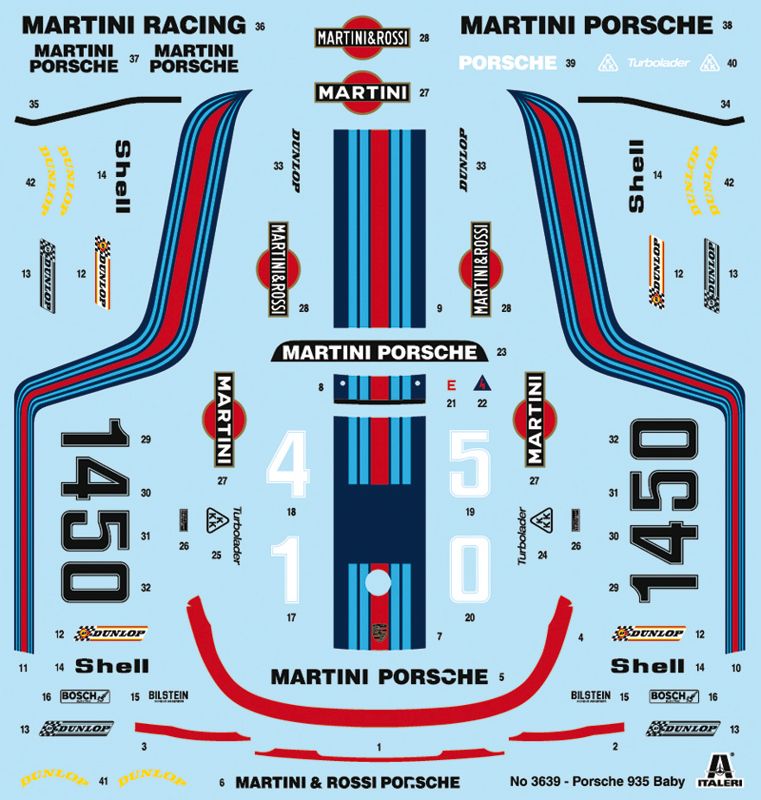 1:24 porsche 935 baby art. nr. 3639