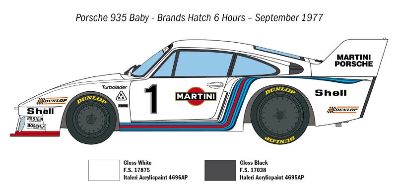 1:24 porsche 935 baby art. nr. 3639