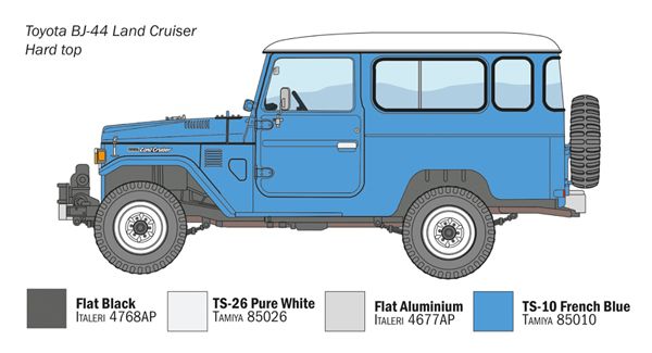 1:24 toyota bj44 land cruiser art. nr. 3630