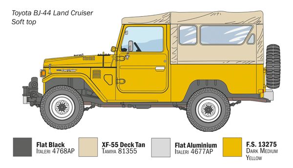 1:24 toyota bj44 land cruiser art. nr. 3630