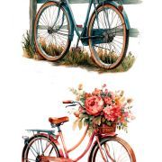 transfers decorativos 60x90cm 4 hojas – bicicletas art. nr. pfy 14835