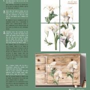 transfers decorativos 60x90cm 4 hojas – calas art. nr. pfy 14827