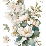 transfers decorativos 60x90cm 4 hojas – magnolias art. nr. pfy 14821