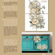 transfers decorativos 60x90cm 4 hojas – margaritas art. nr. pfy 14825