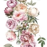 transfers decorativos 60x90cm 4 hojas – peonias art. nr. pfy 14823