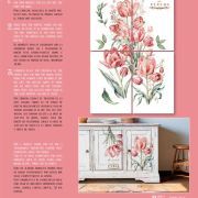 transfers decorativos 60x90cm 4 hojas – tulipanes art. nr. pfy 14831