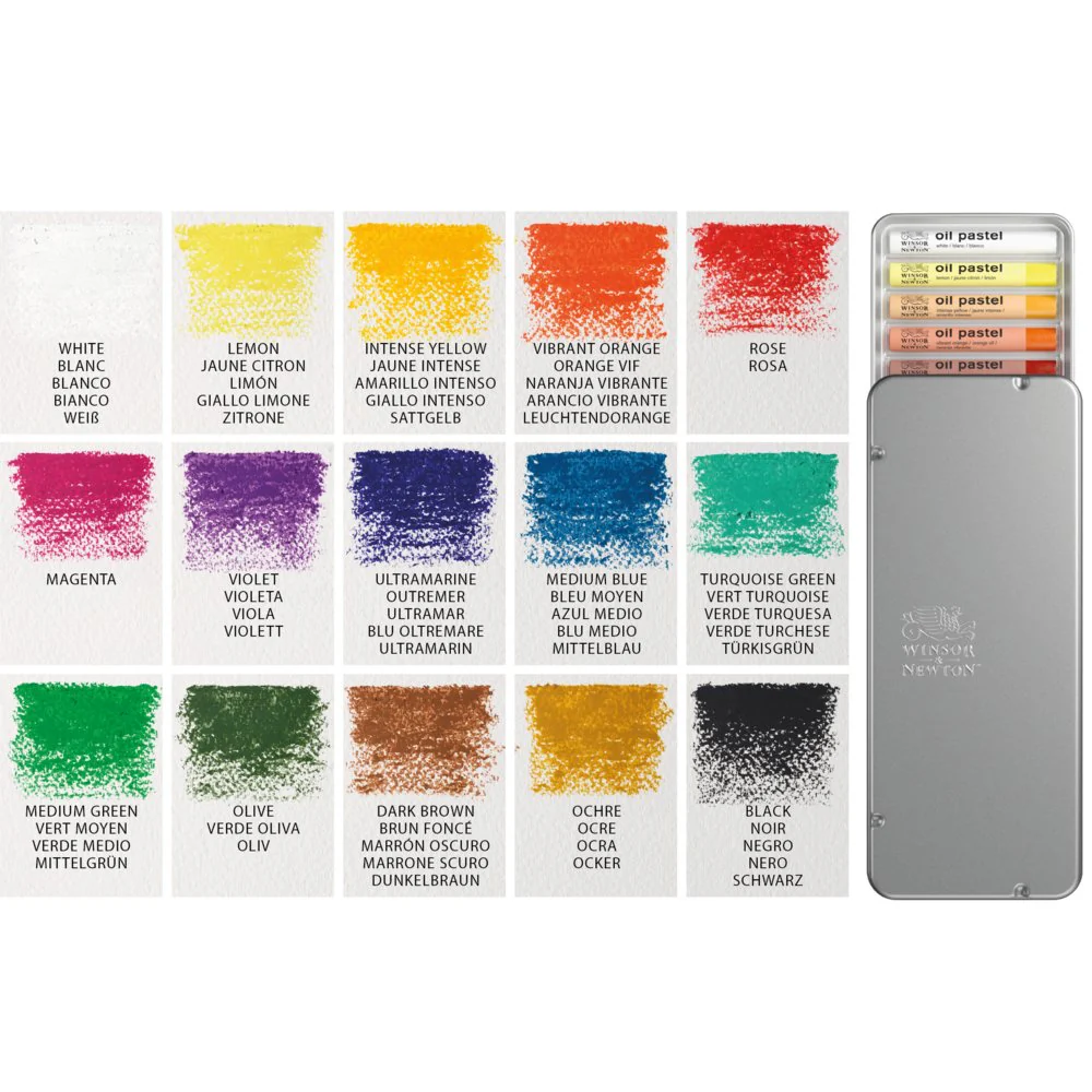 caja 15 pasteles al Óleo winsor & newton art. nr. 1890001