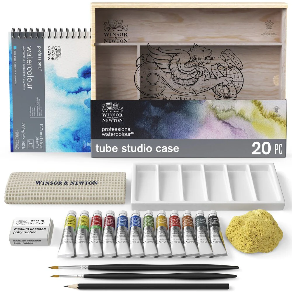 caja acuarela profesional winsor & newton estuche de viaje art. nr. 884955080047