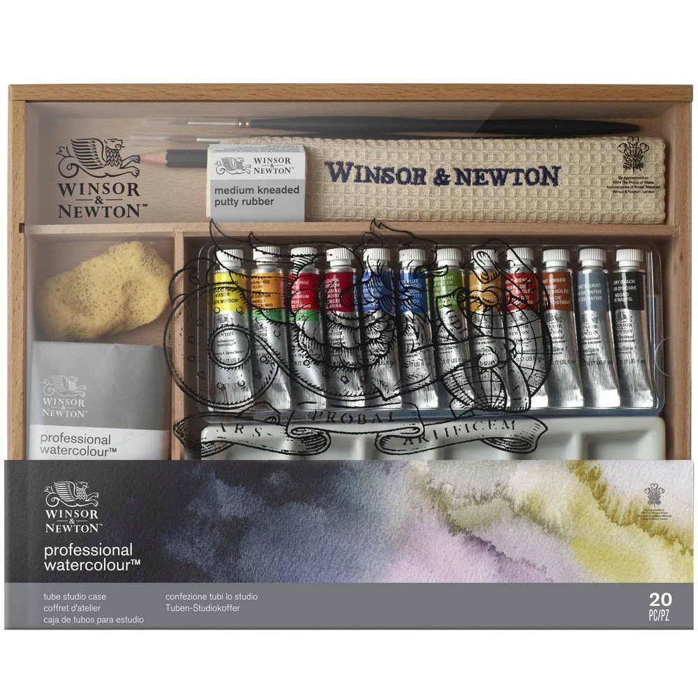 caja acuarela profesional winsor & newton estuche de viaje art. nr. 884955080047