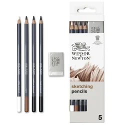 set lápices de dibujo + goma de borrar art. nr. 0490009