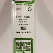 tubo de poliestireno blanco 6,3 x 350 mm. art. nr. 787026002286
