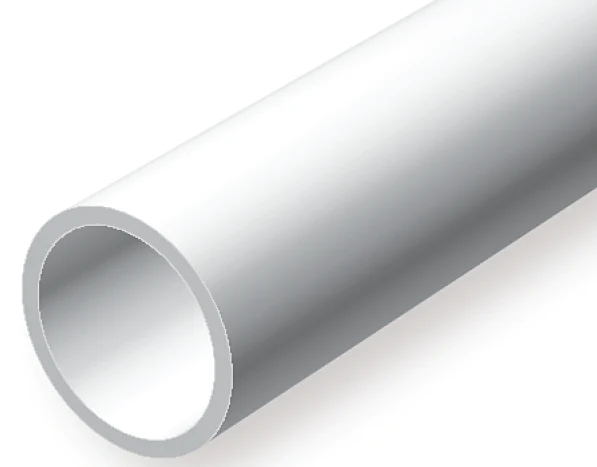 Tubo de Poliestireno Blanco 12,7 x 350 mm. Art.-Nr. 787026002361