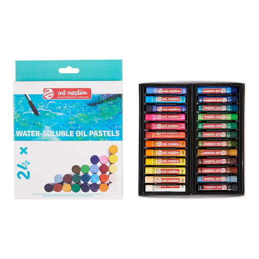 set pasteles al Óleo solubles en agua 24 colores art. nr. 9029124m