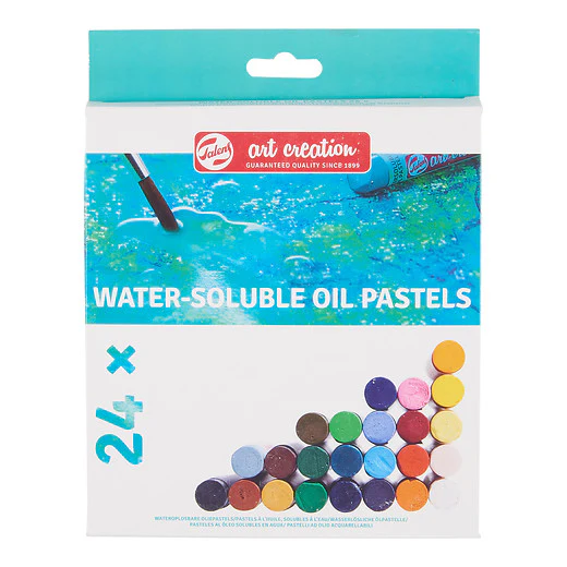 set pasteles al Óleo solubles en agua 24 colores art. nr. 9029124m