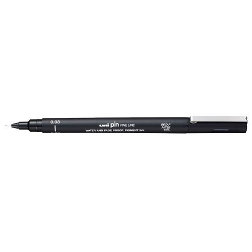 rotulador calibrado uni pin negro 0,03 art. nr. 003200 n