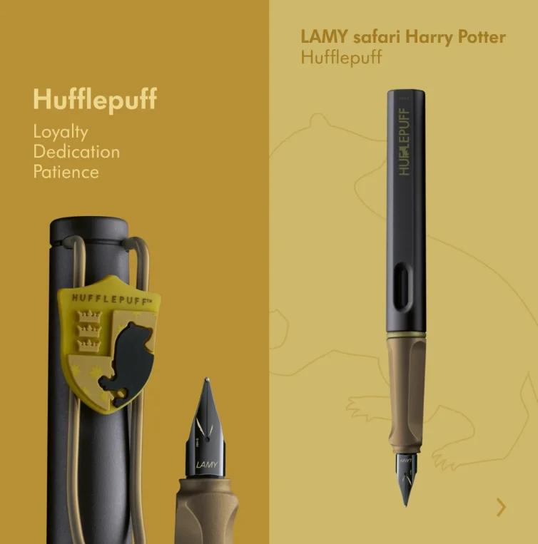 Pluma Estilográfica Lamy Safari Harry Potter – Hufflepuff Art.-Nr. 1240393