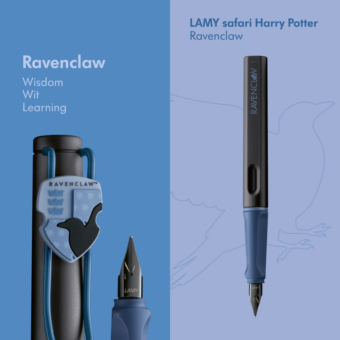 pluma estilográfica lamy safari harry potter – ravenclaw art. nr. 1240403