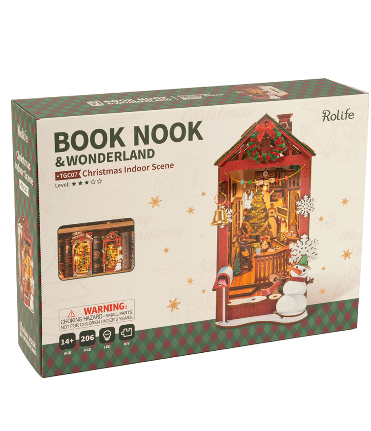 Book Nook – Christmas Indoor Scene Art.-Nr. TGC07