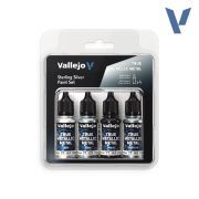 set true metallic metal vallejo plata de ley art. nr. 77.251