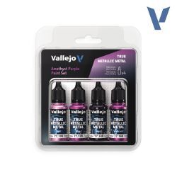 set true metallic metal vallejo púrpura amatista art. nr. 77.255