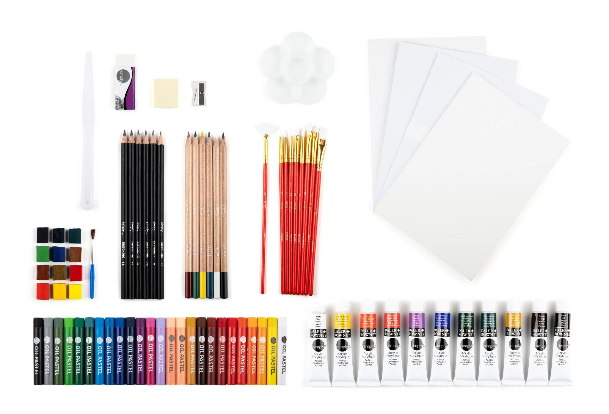 set creativo 25 proyectos daler rowney art. nr. d196300025