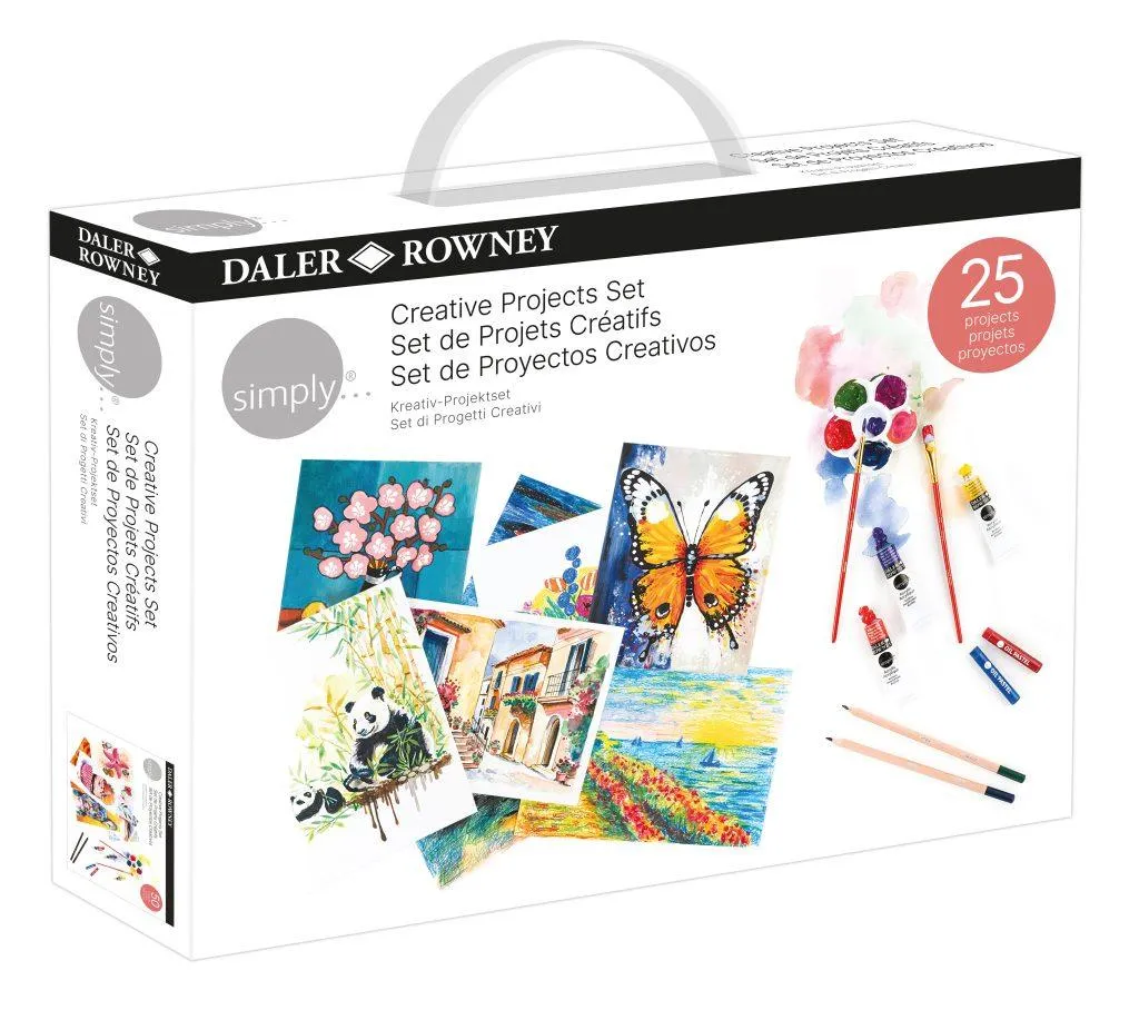 set creativo 25 proyectos daler rowney art. nr. d196300025