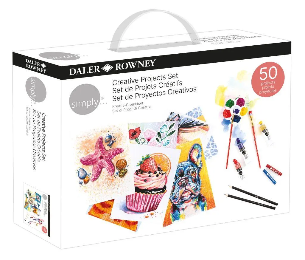 set creativo 50 proyectos daler rowney art. nr. d196300050