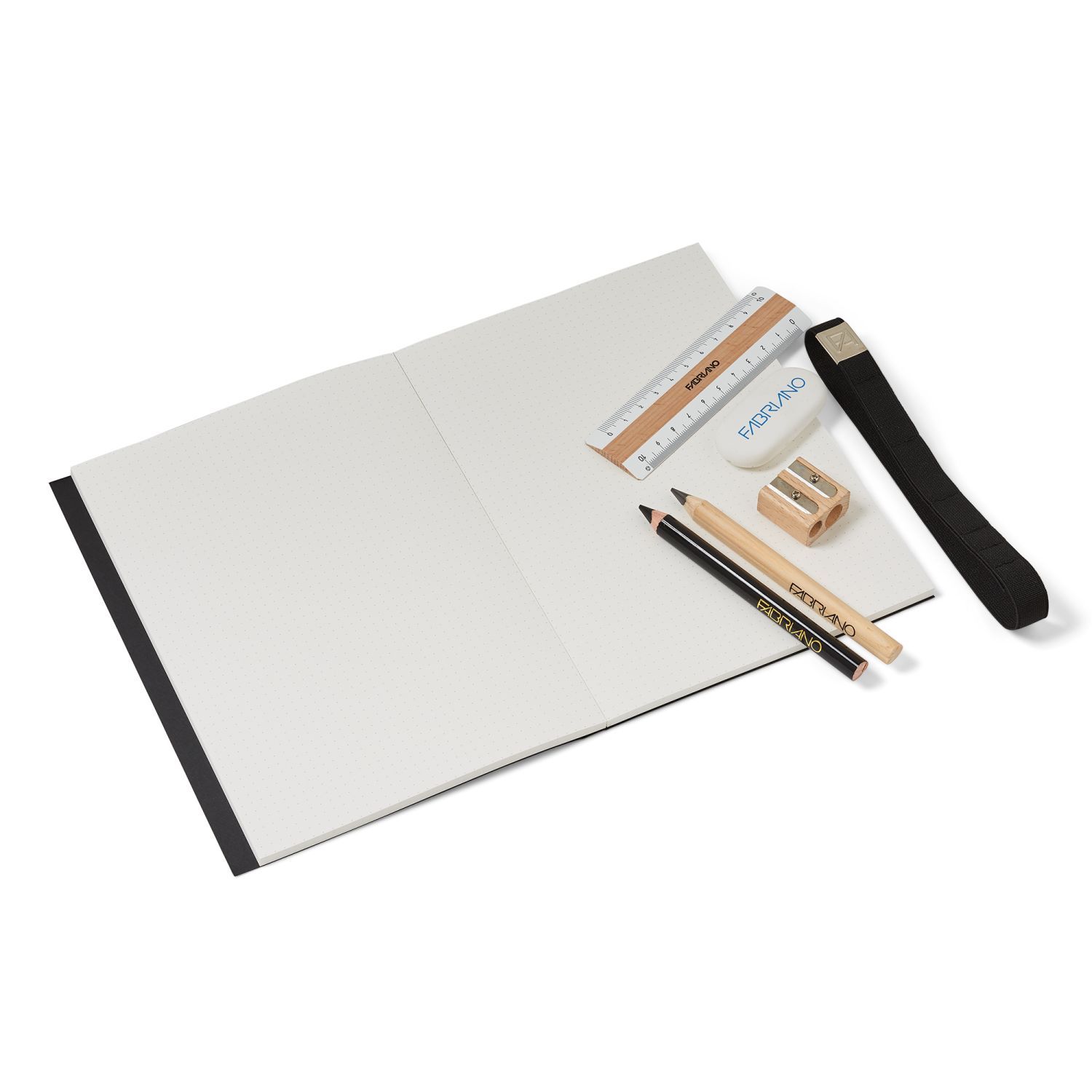 set cuaderno banda elástica multifuncional negro art. nr. 07700306