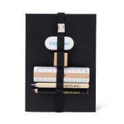 set cuaderno banda elástica multifuncional negro art. nr. 07700306