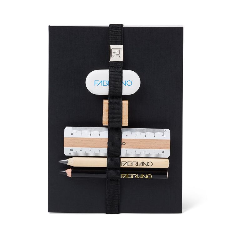 Set Cuaderno Banda Elástica Multifuncional – Negro Art.-Nr. 07700306
