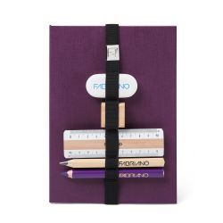set cuaderno banda elástica multifuncional vino art. nr. 07700305
